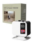 Radiateur soufflant compact Mill 1800W - blanc